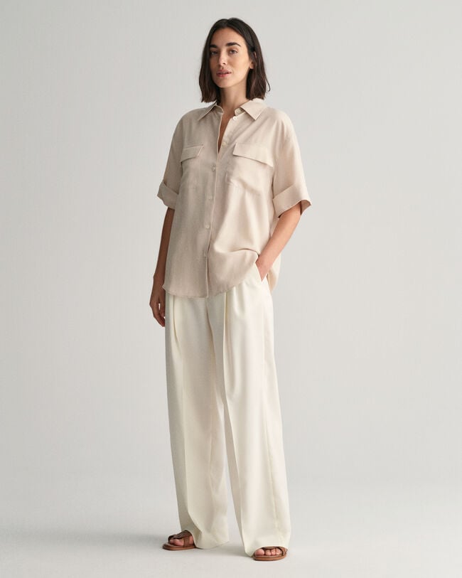 Camicia a maniche corte Pocket Detail relaxed fit