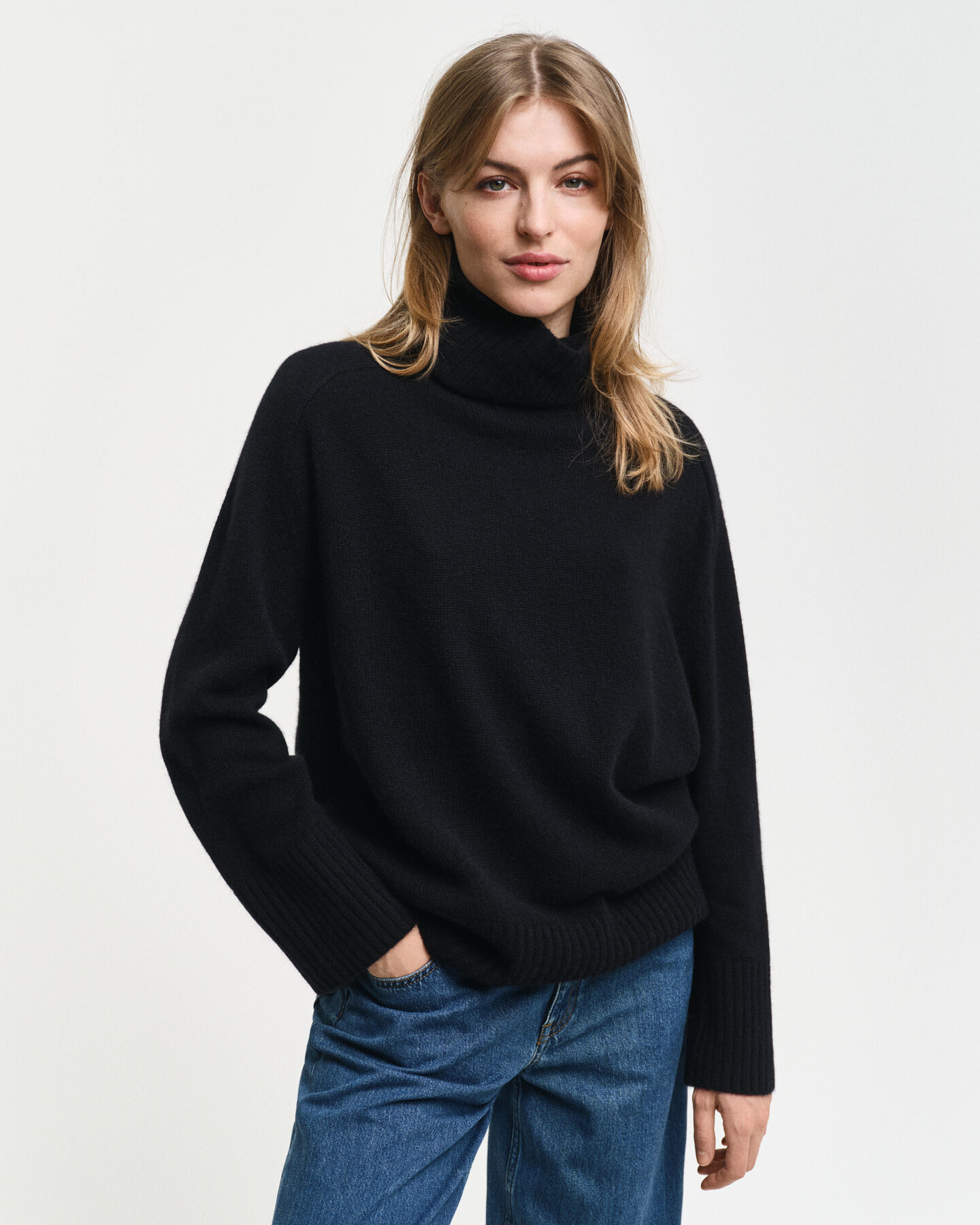 Maglia a collo alto in cashmere
