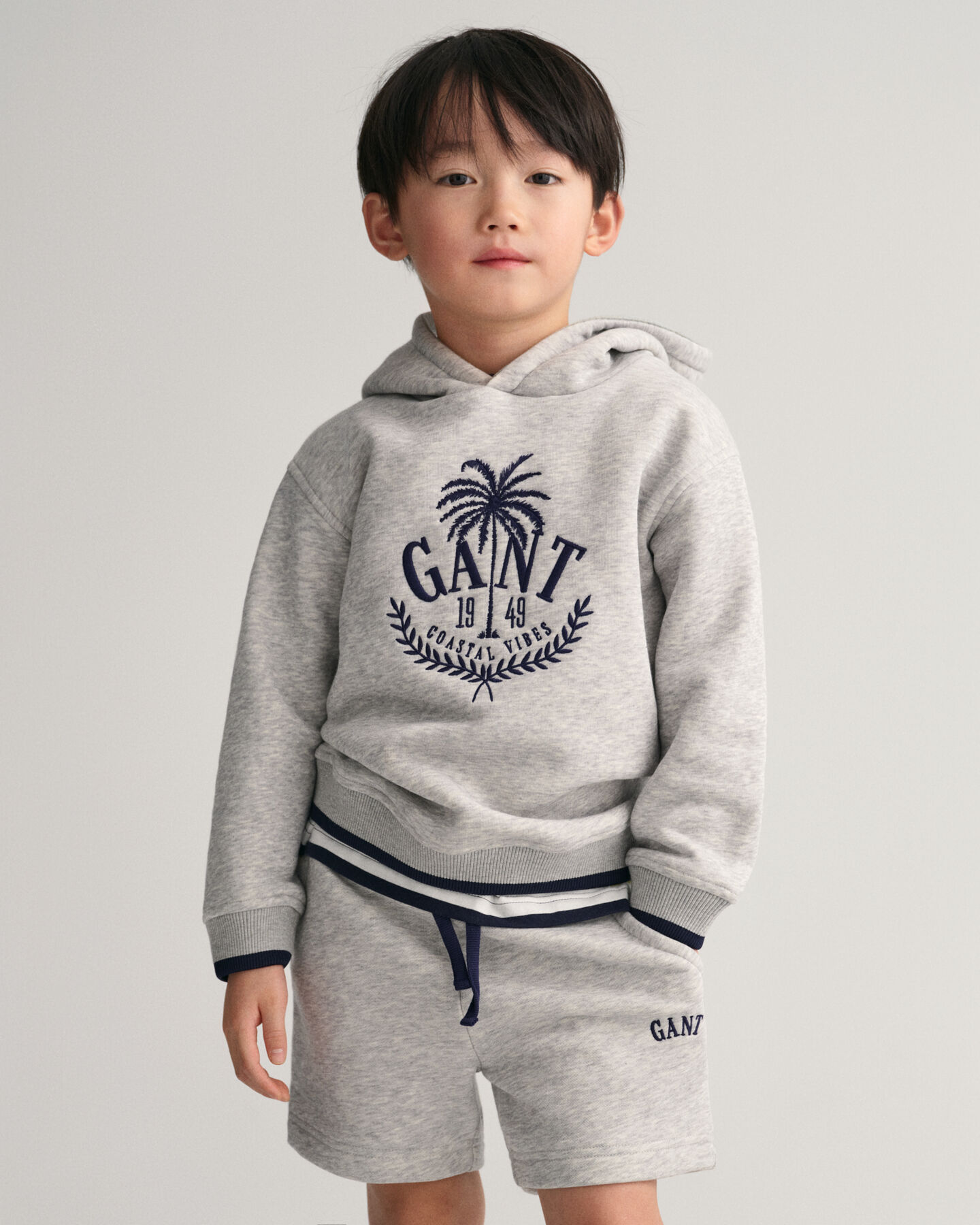 Felpa con cappuccio e ricamo Palm GANT Boys