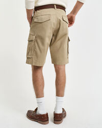 Pantaloncini cargo in twill relaxed fit