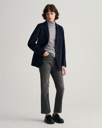 Blazer dritto cucito a mano