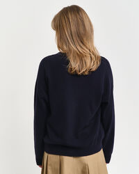 Cardigan in lana d'agnello super fine