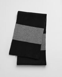 Sciarpa in maglia a righe