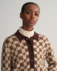 Polo in maglia jacquard con motivo G