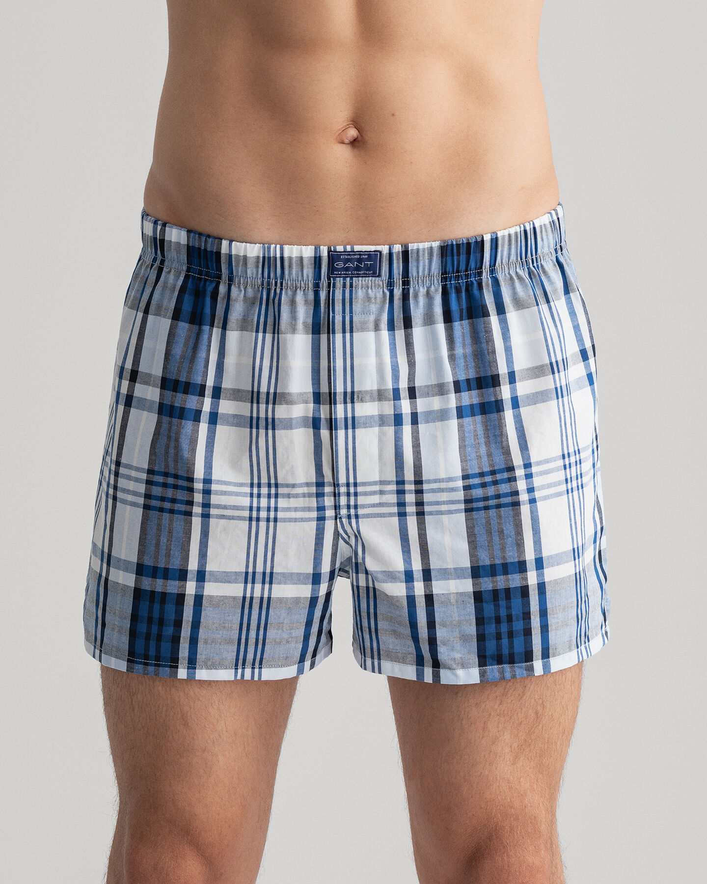 Confezione da 2 paia di boxer Oxford & Check