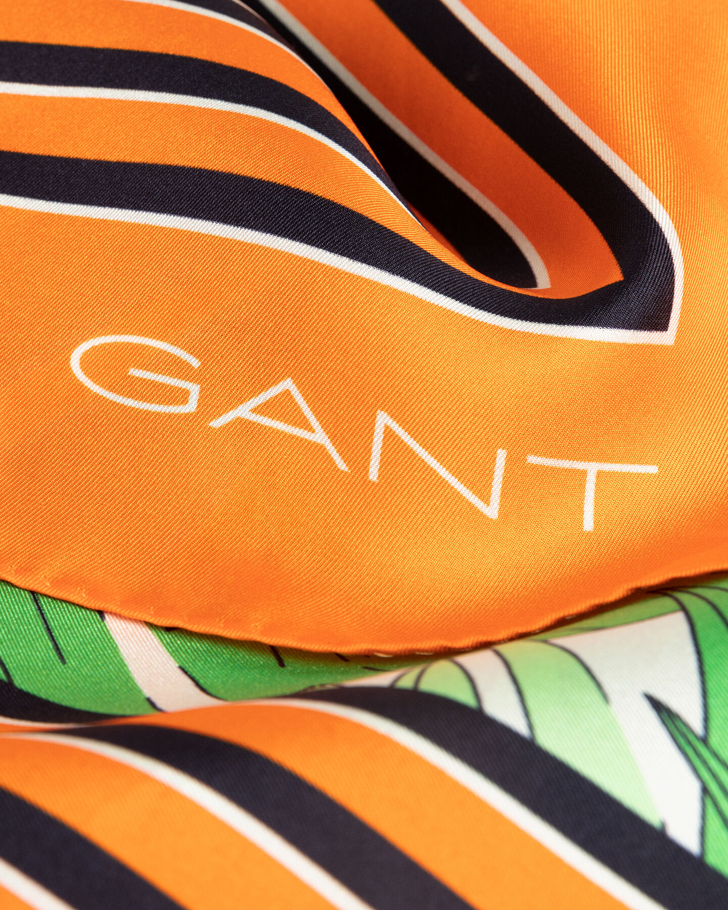 Foulard di seta con stampa Palm Breeze