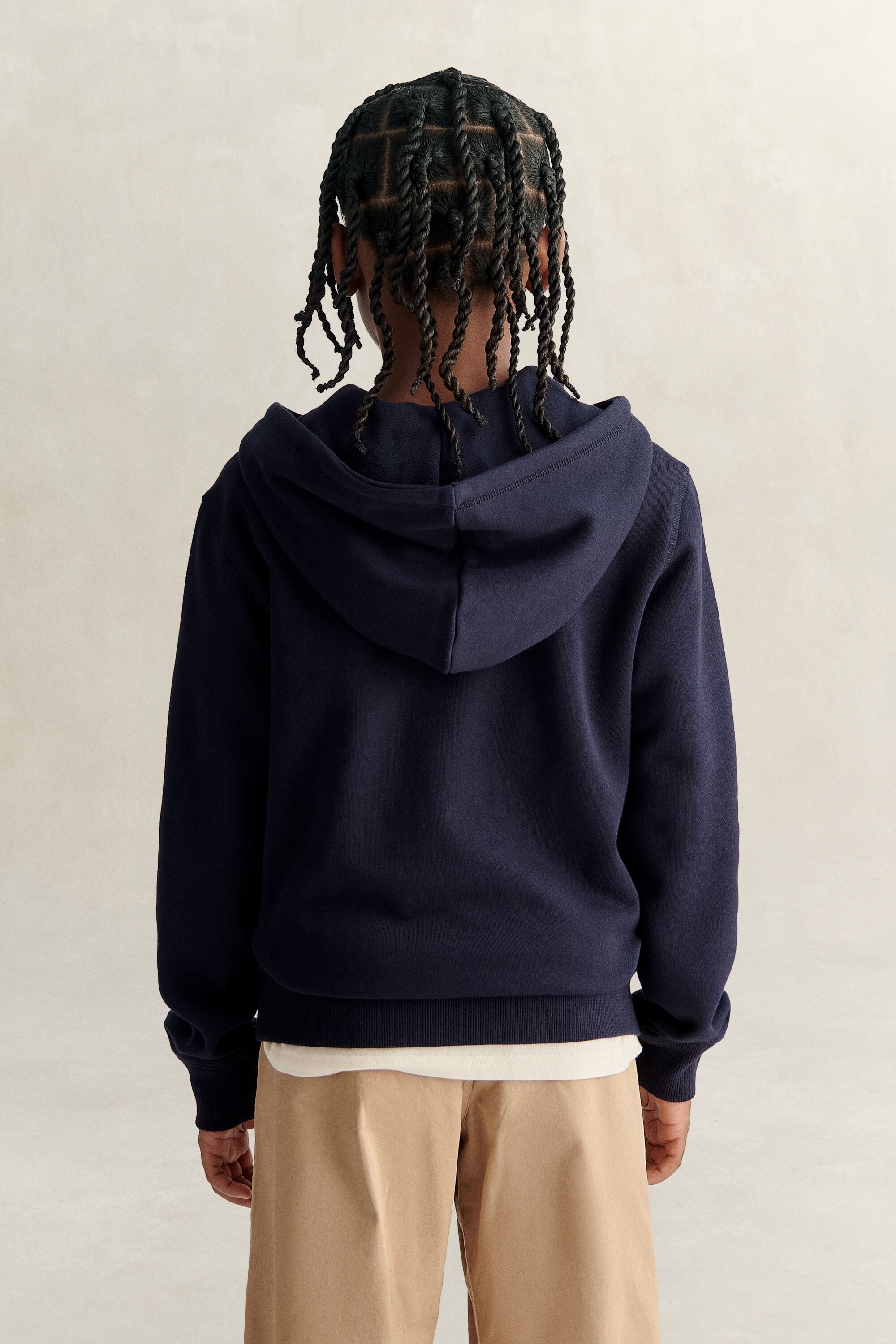 Felpa con cappuccio e zip Shield Teens