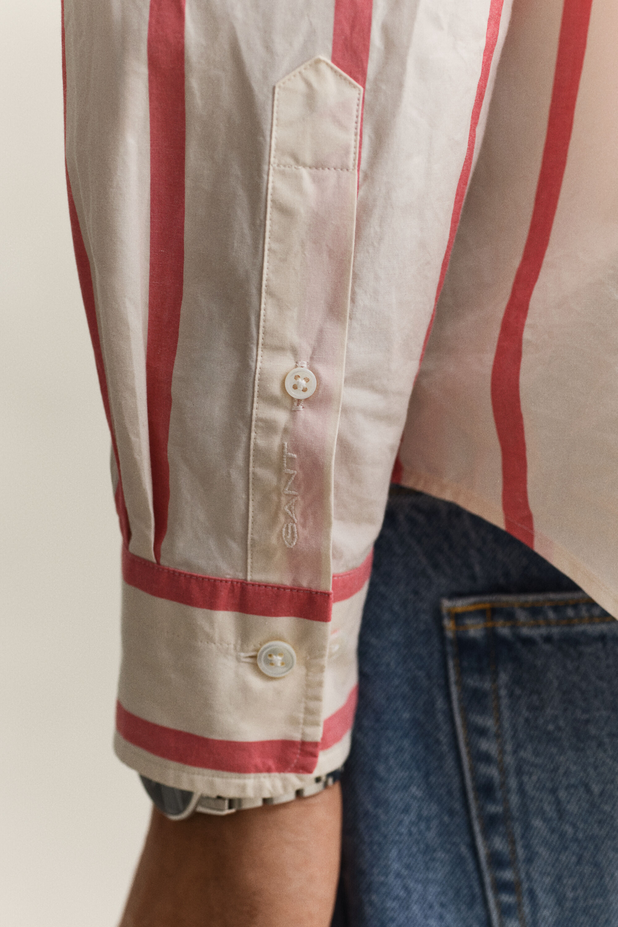 Camicia a righe Heritage in popeline