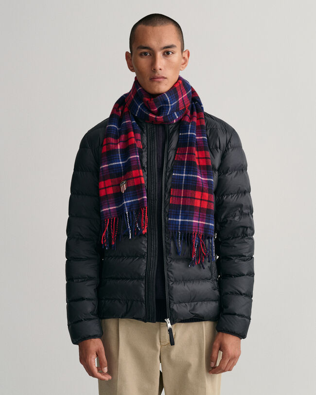 Sciarpa in lana a quadri