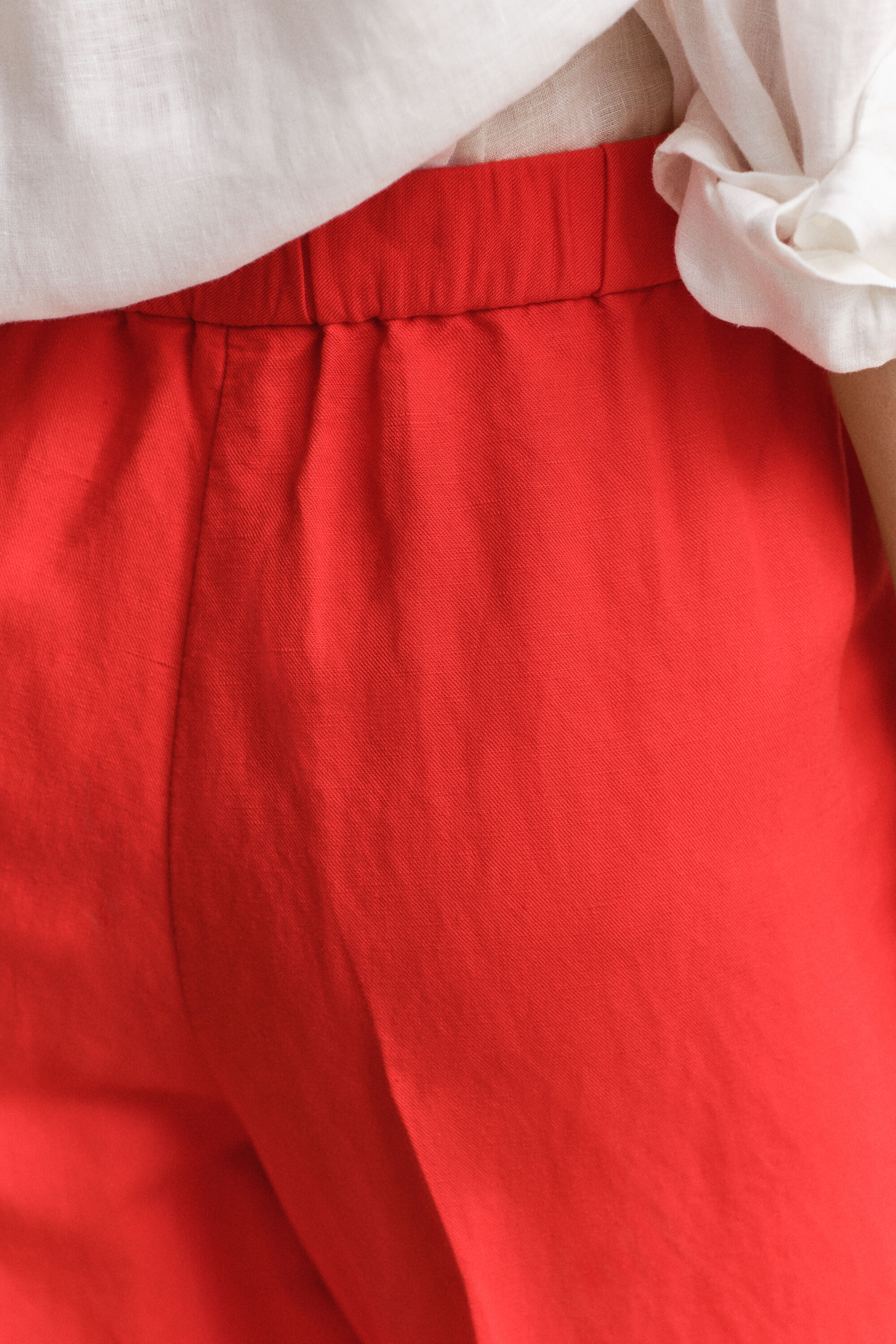 Pantaloni in misto lino