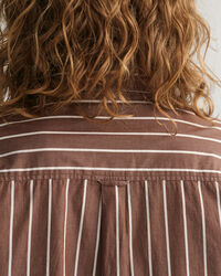 Abito chemisier a righe oversize