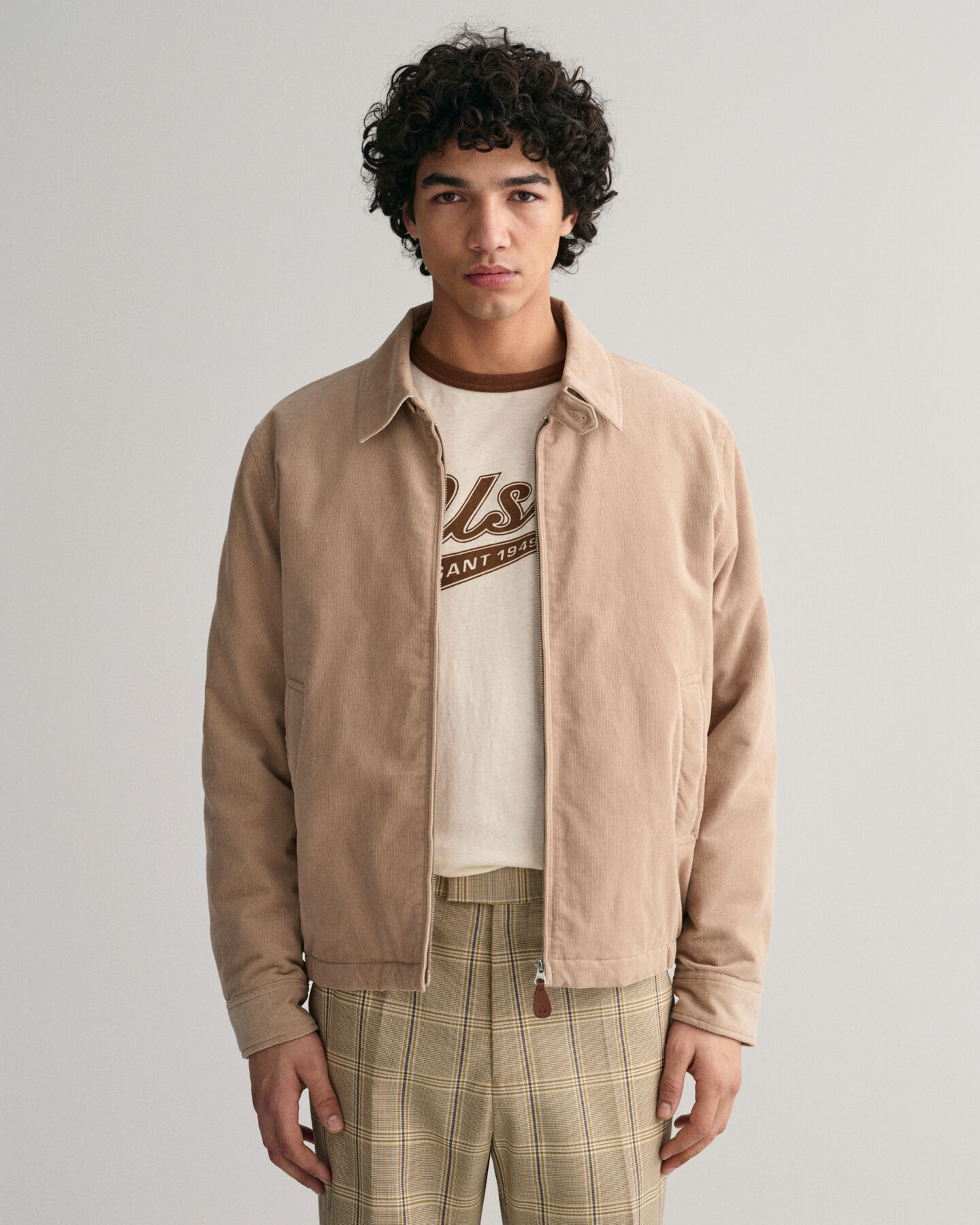 Giacca Windcheater in velluto a coste