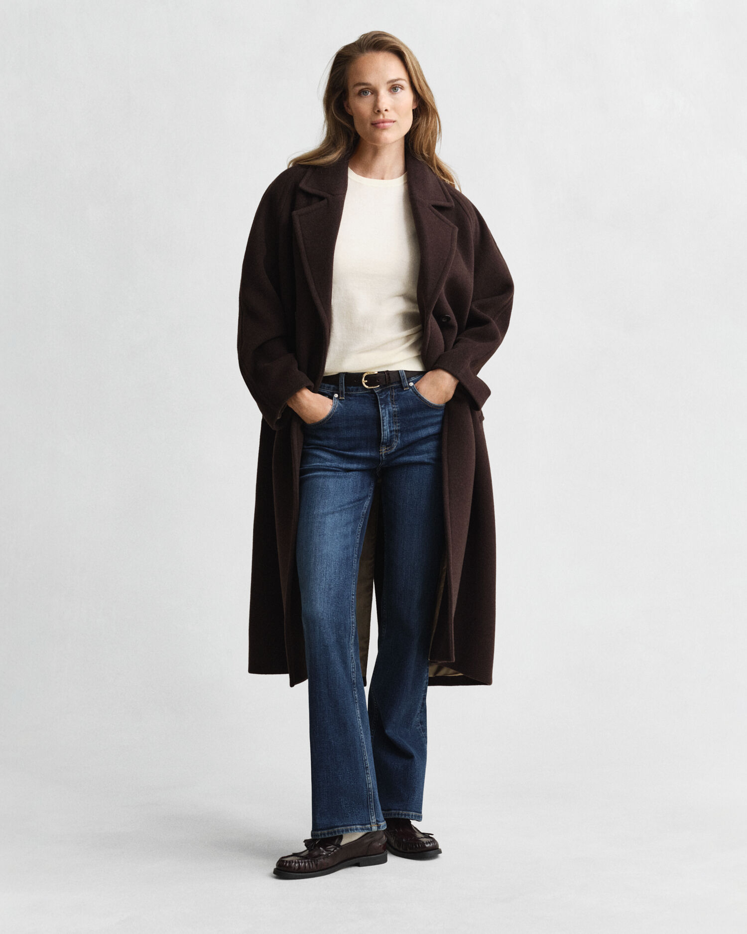 Maglia girocollo leggera a maniche corte