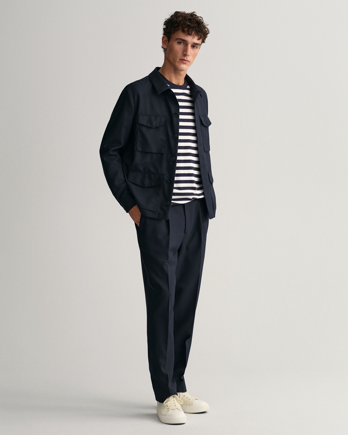 T-shirt maniche lunghe a righe