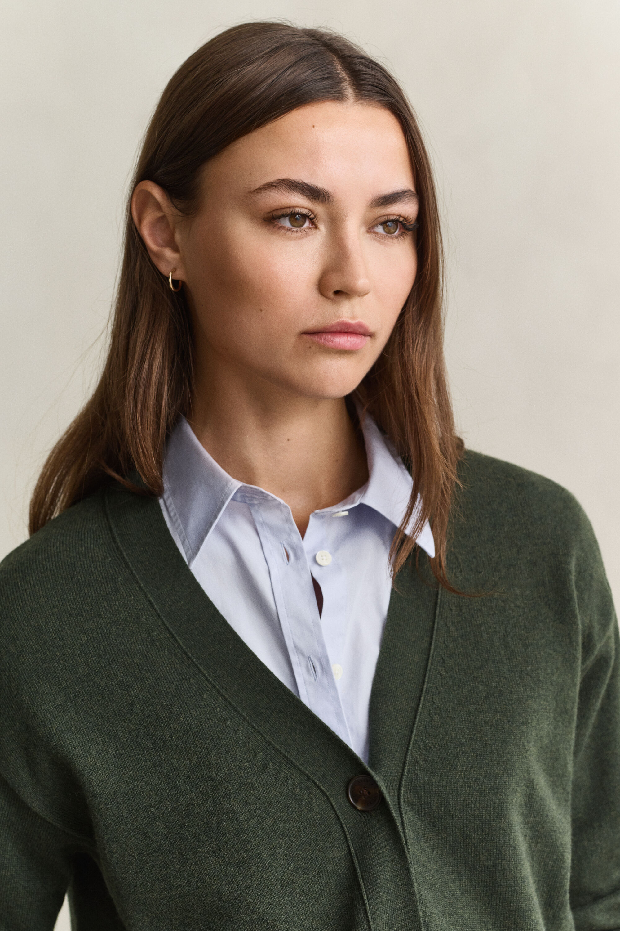 Cardigan in finissima lana d'agnello