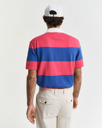 Polo in cotone a righe