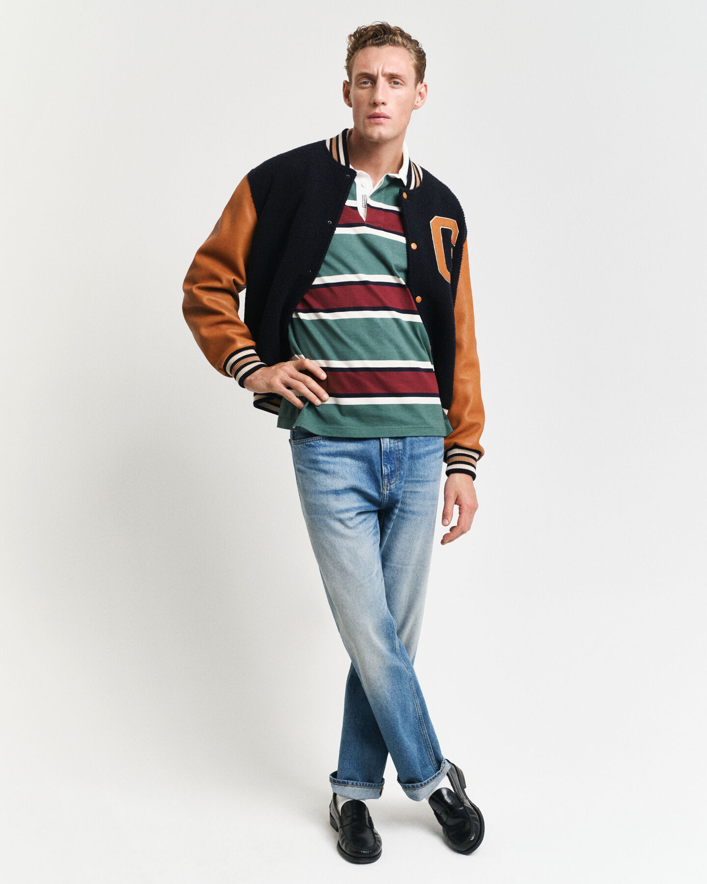 Heavy Rugger multirighe tinta in filo