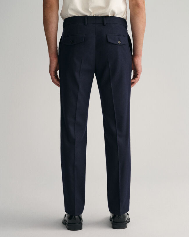 Pantaloni in flanella slim fit