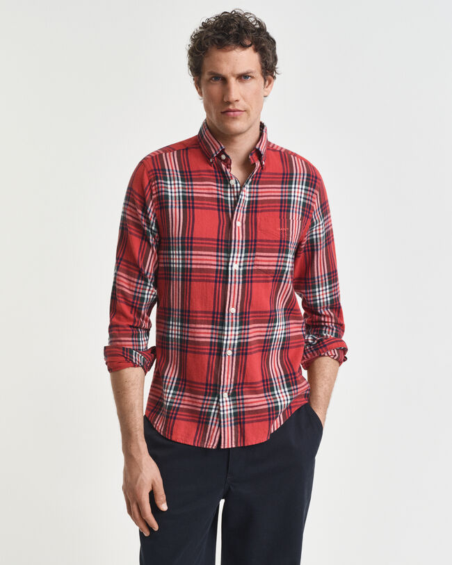Camicia in flanella a quadri Windblown regular fit