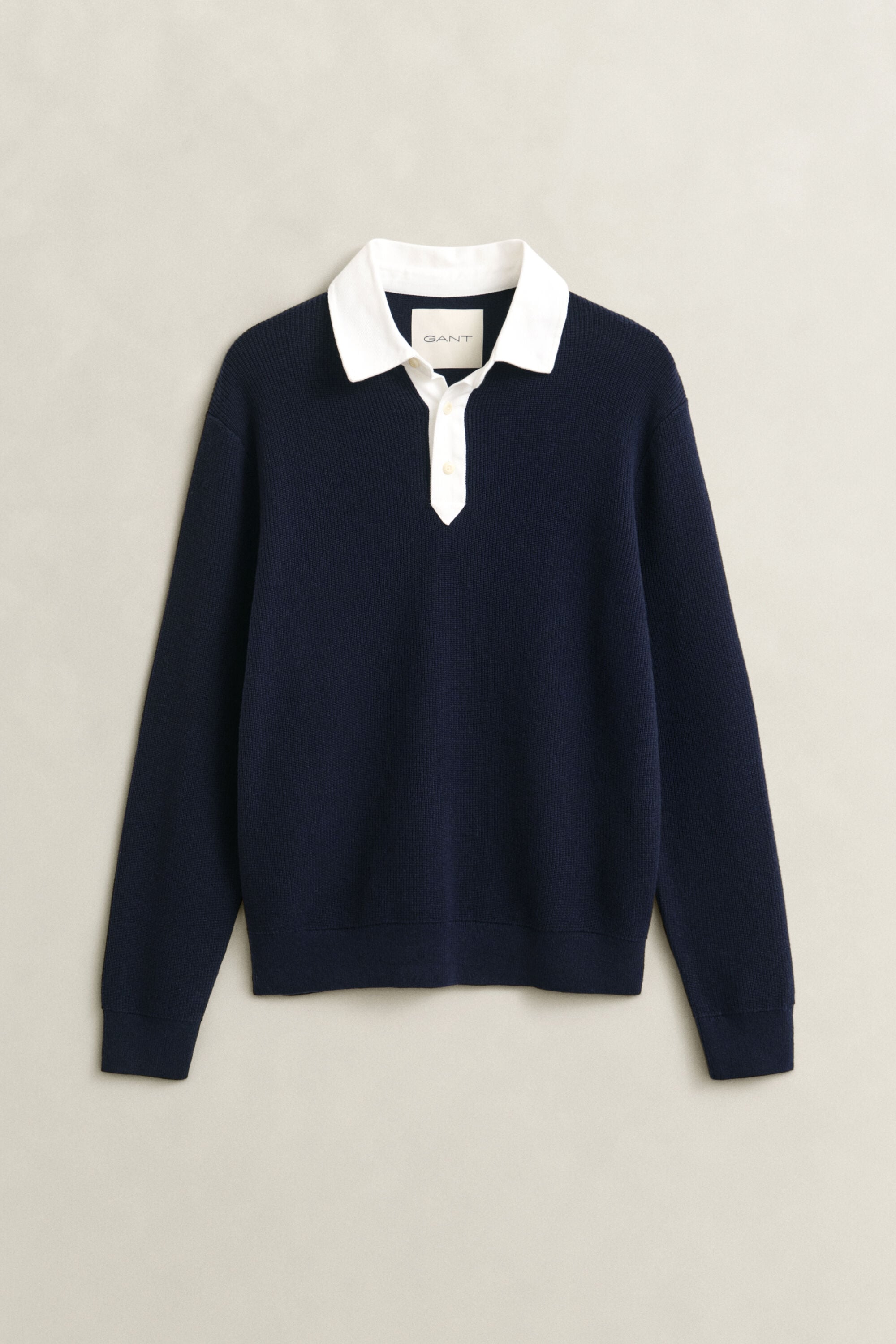 Rugger in cotone e lana merino