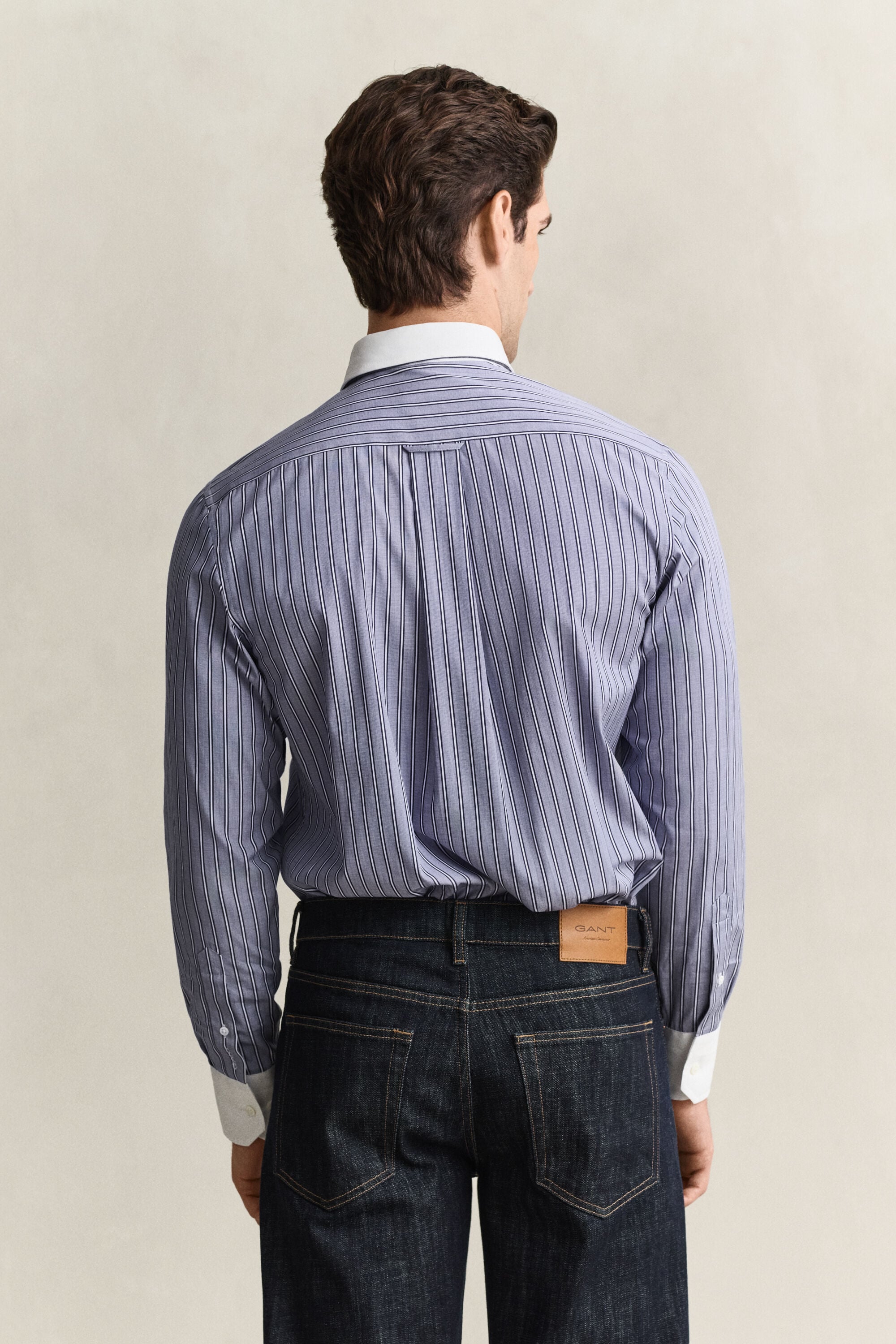 Camicia fil-à-fil a righe