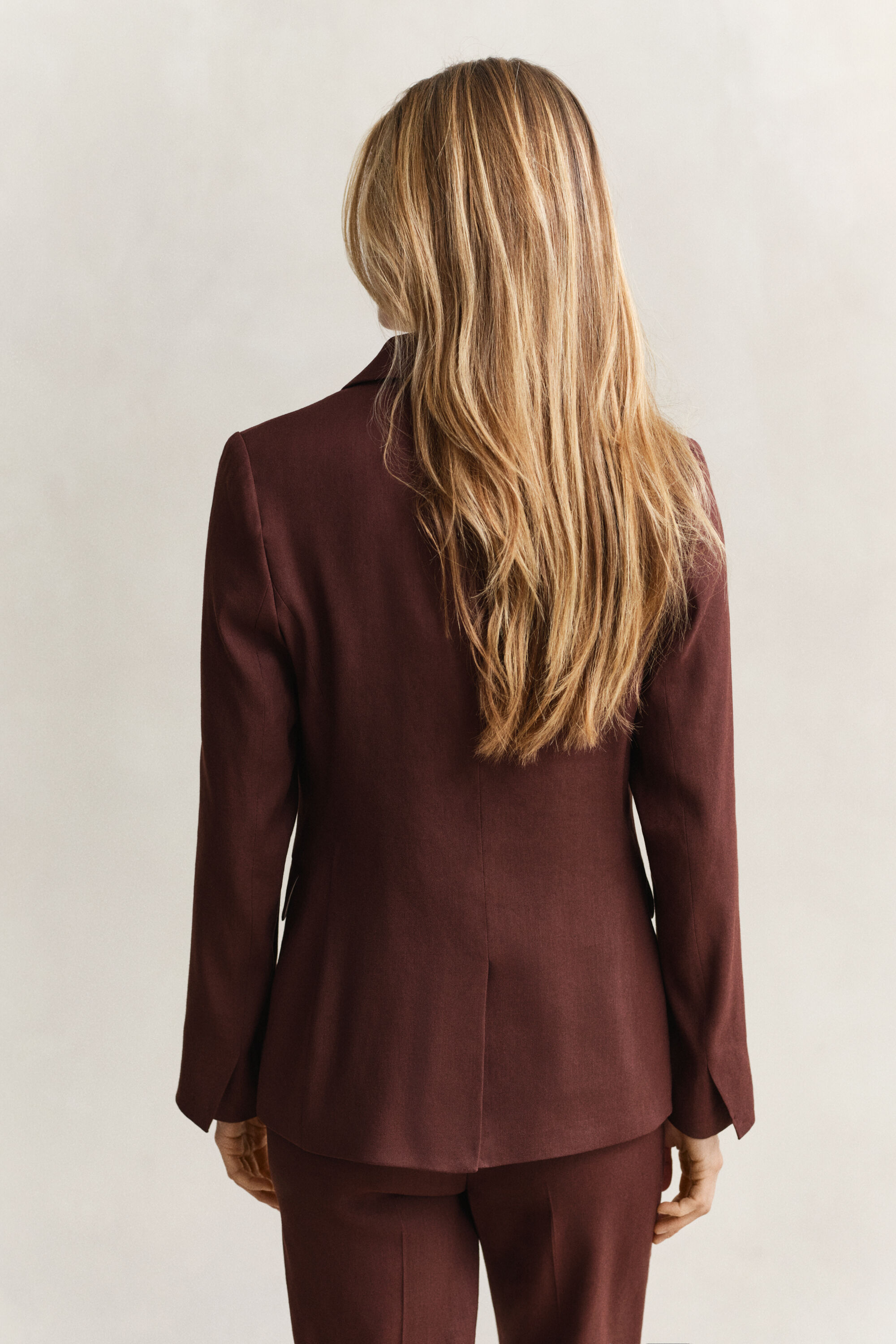 Blazer in lino elasticizzato