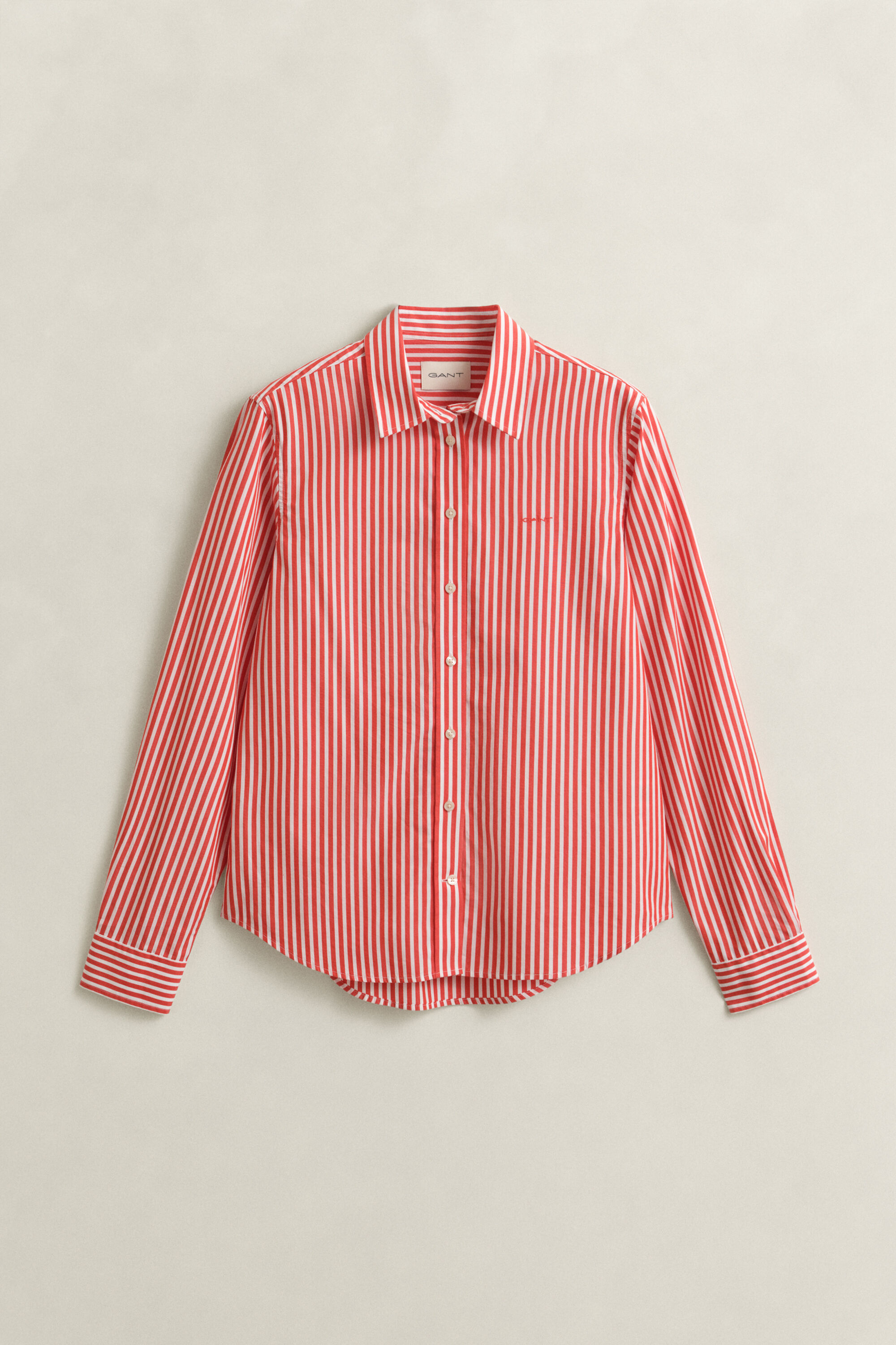 Camicia classica in popeline a righe regular fit