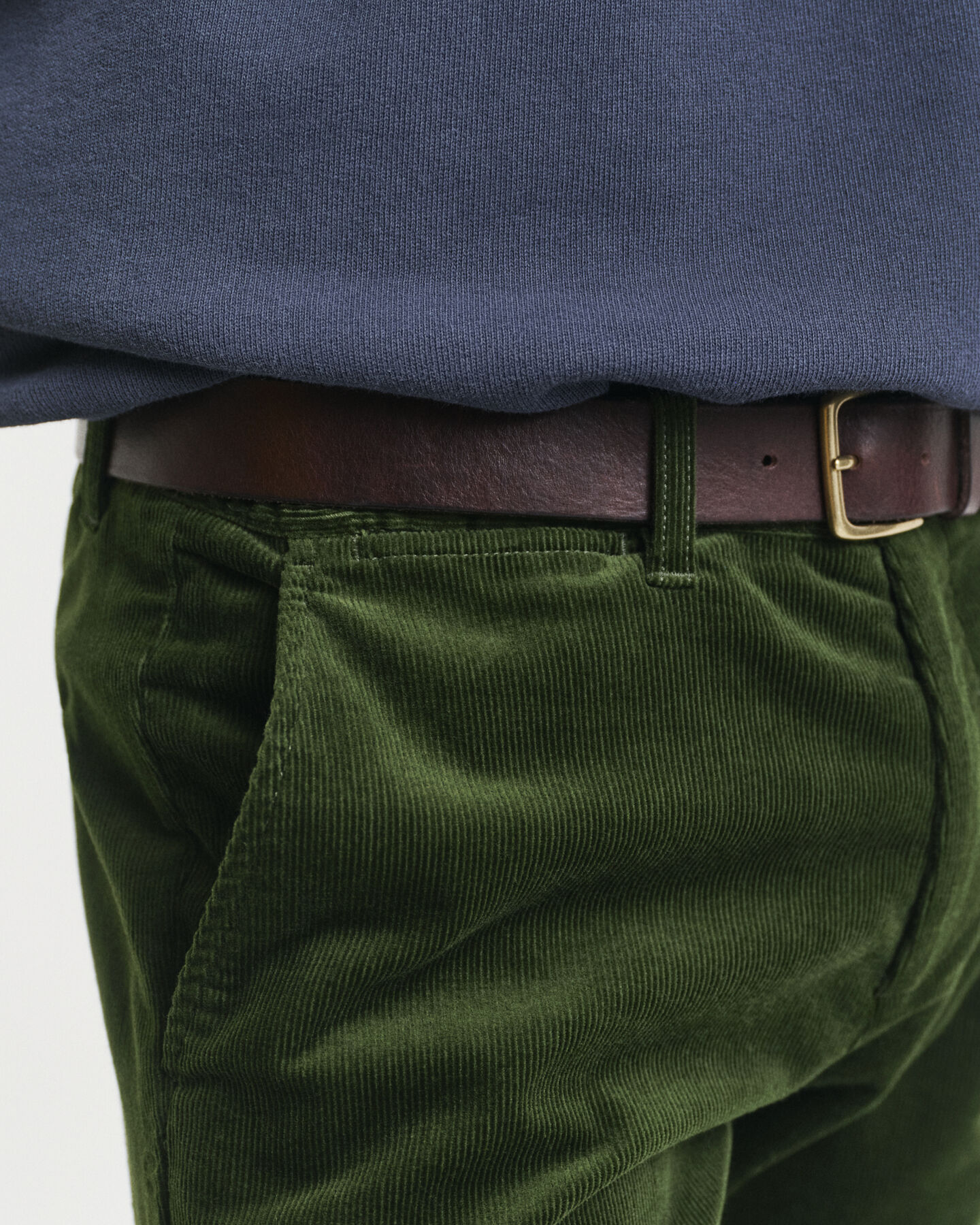 Pantaloni chino in velluto a coste slim fit