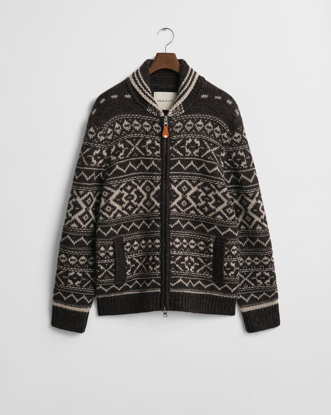 Cardigan jacquard