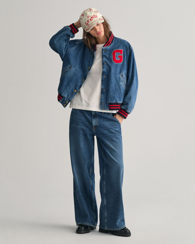 GANT Varsity Jacket in denim