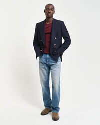 Maglia girocollo in finissima lana merino