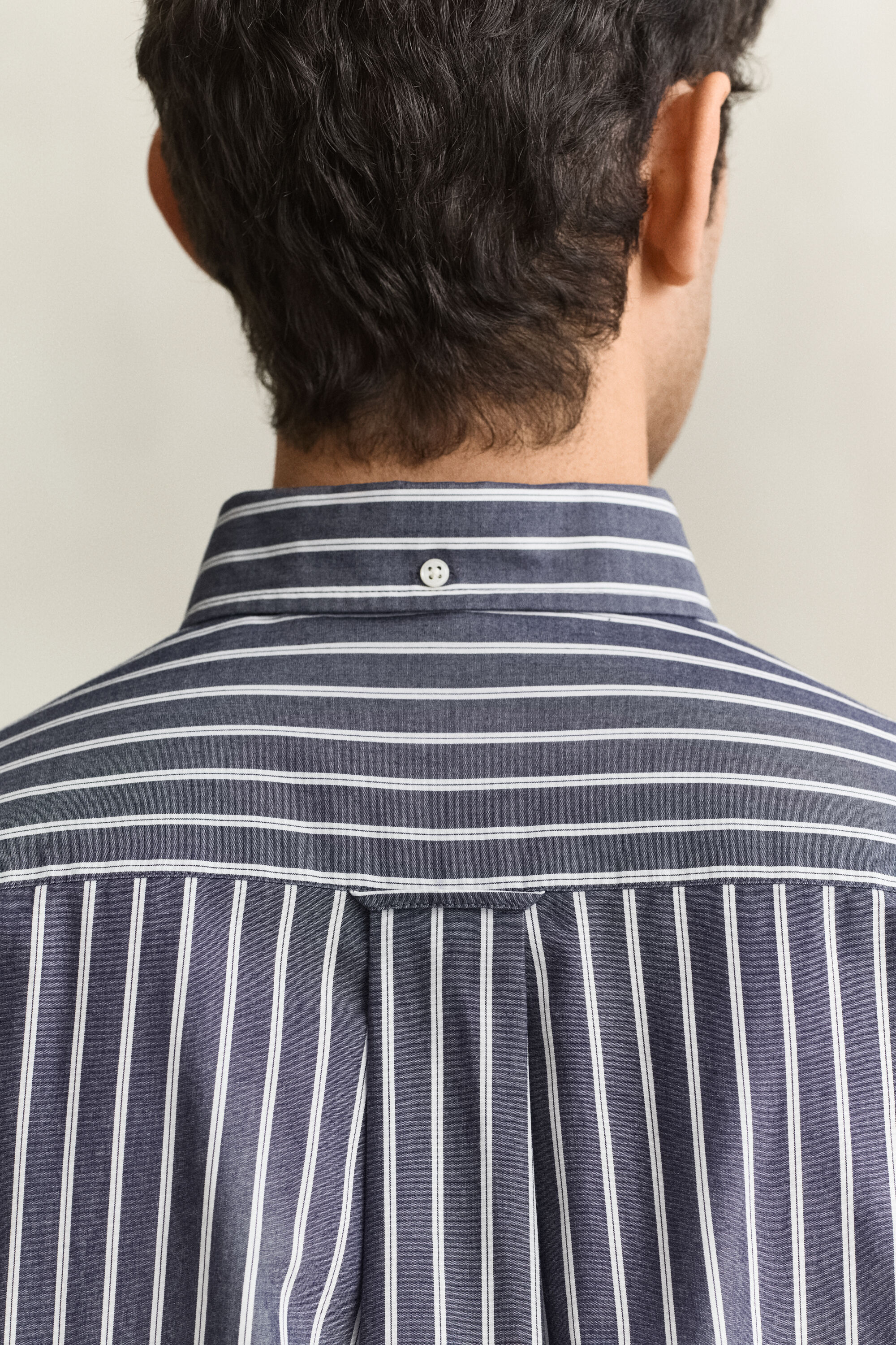 Camicia in popeline a righe