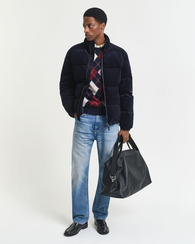 Maglia girocollo a rombi