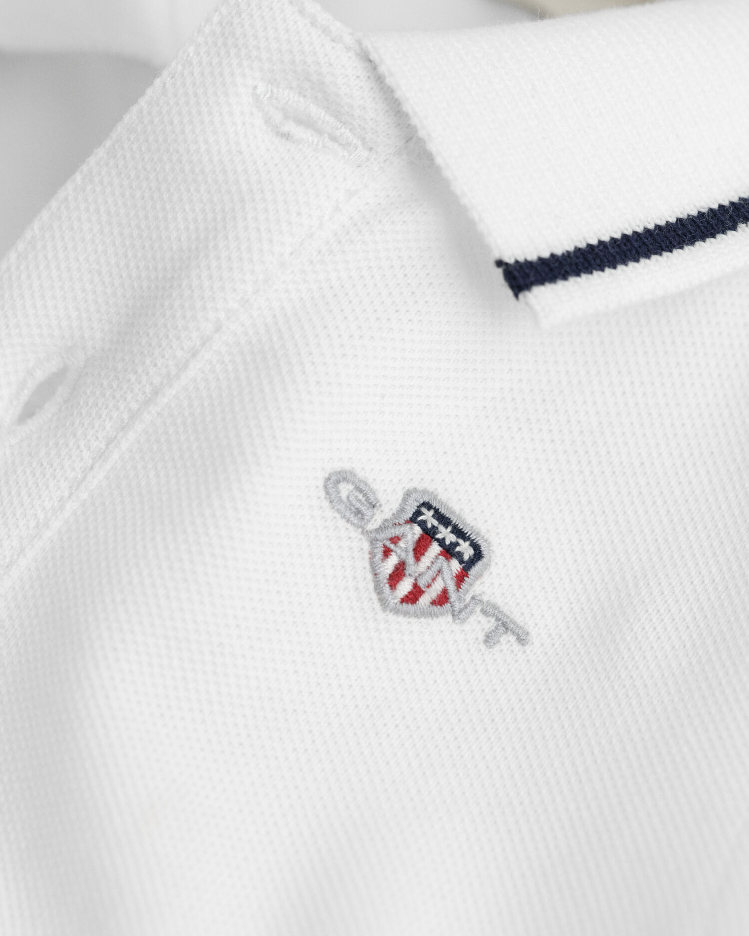 Body a maniche lunghe in piqué Shield Baby