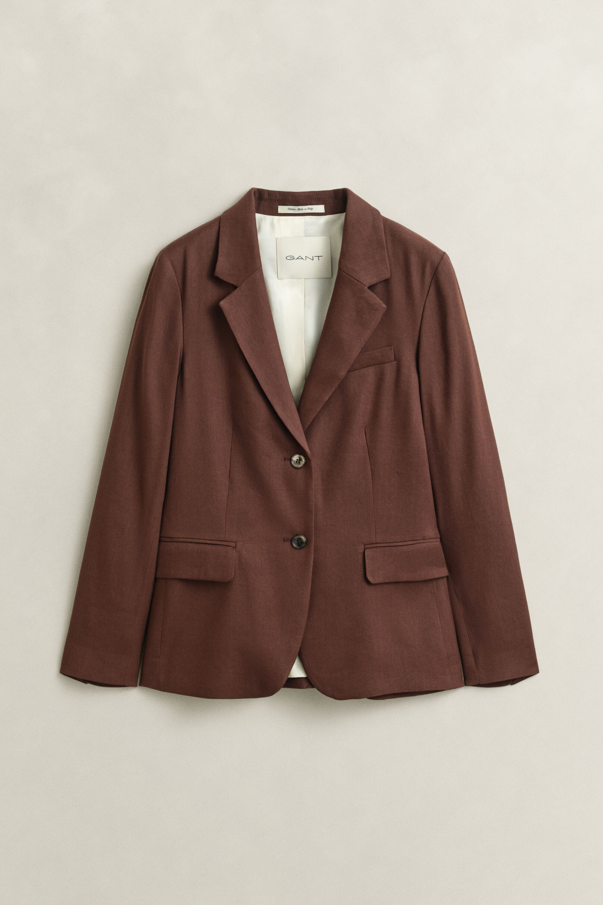 Blazer in lino elasticizzato