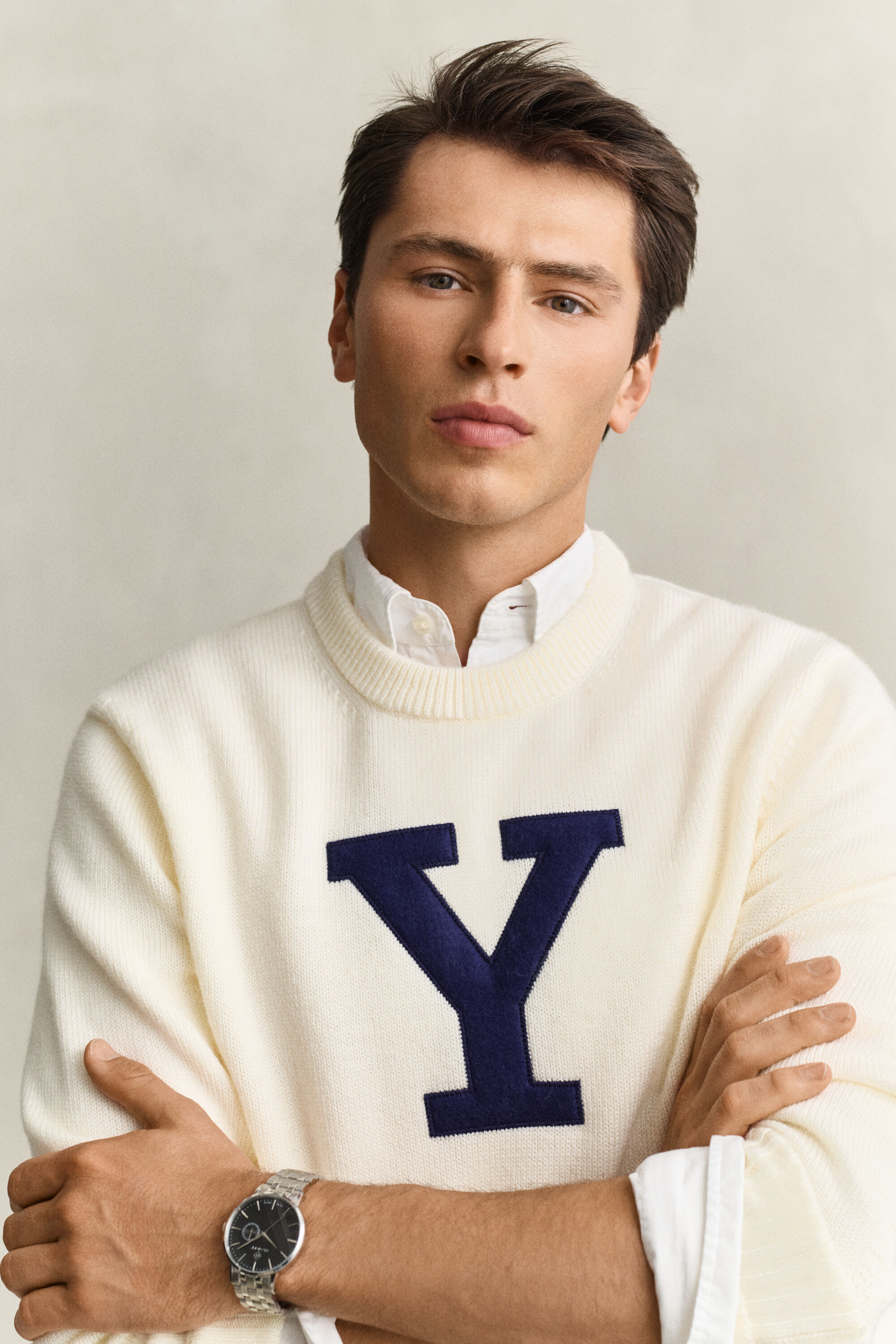 Maglia Gant x Yale in lana merino