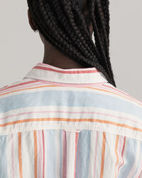 Abito chemisier a righe assortite