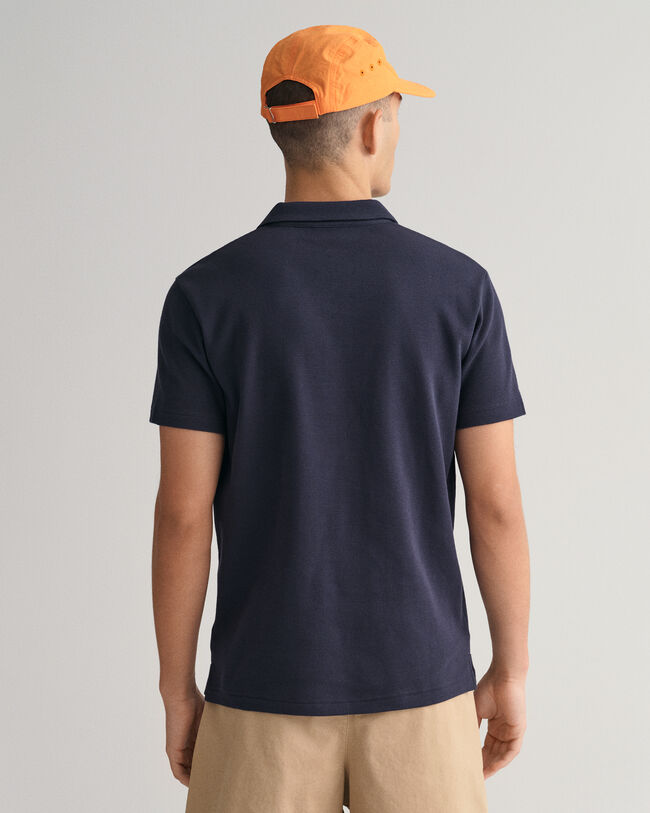 Polo Texture in piqué a nido d'ape