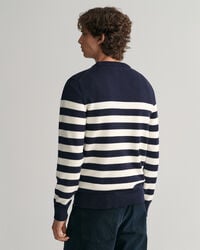 Maglia girocollo a righe Breton