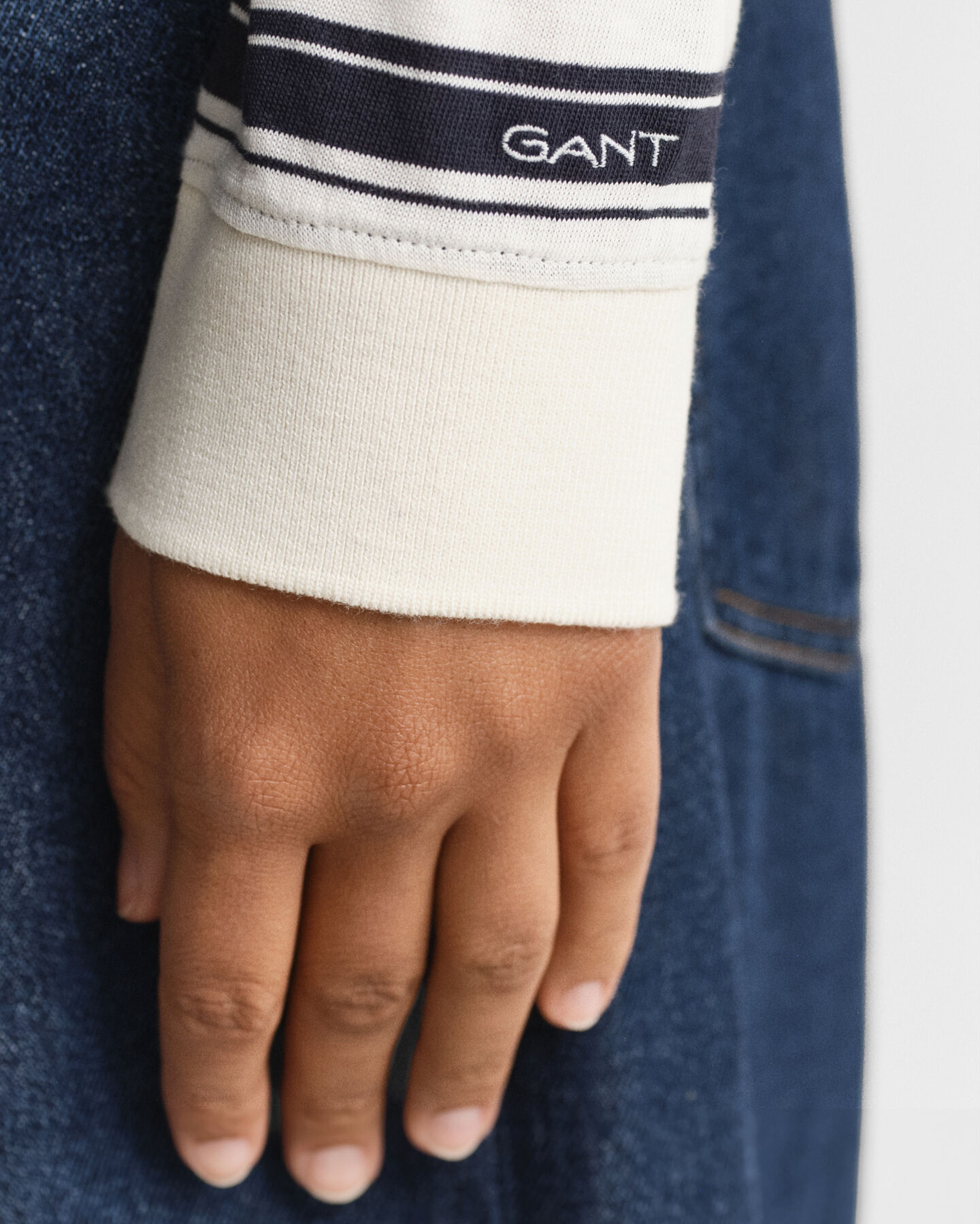 Polo maniche lunghe a righe