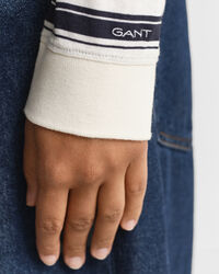 Polo maniche lunghe a righe