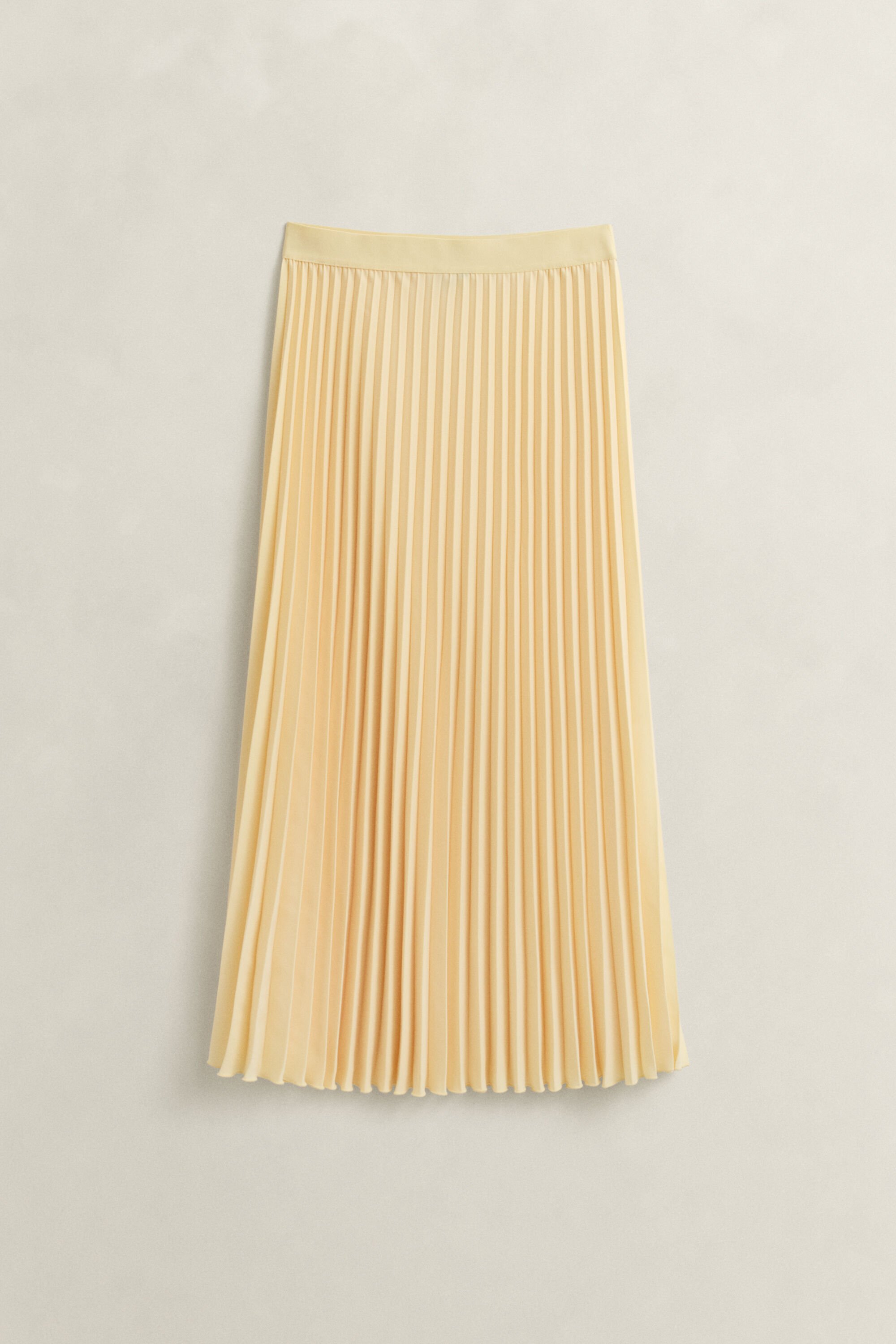 Gonna midi plissettata