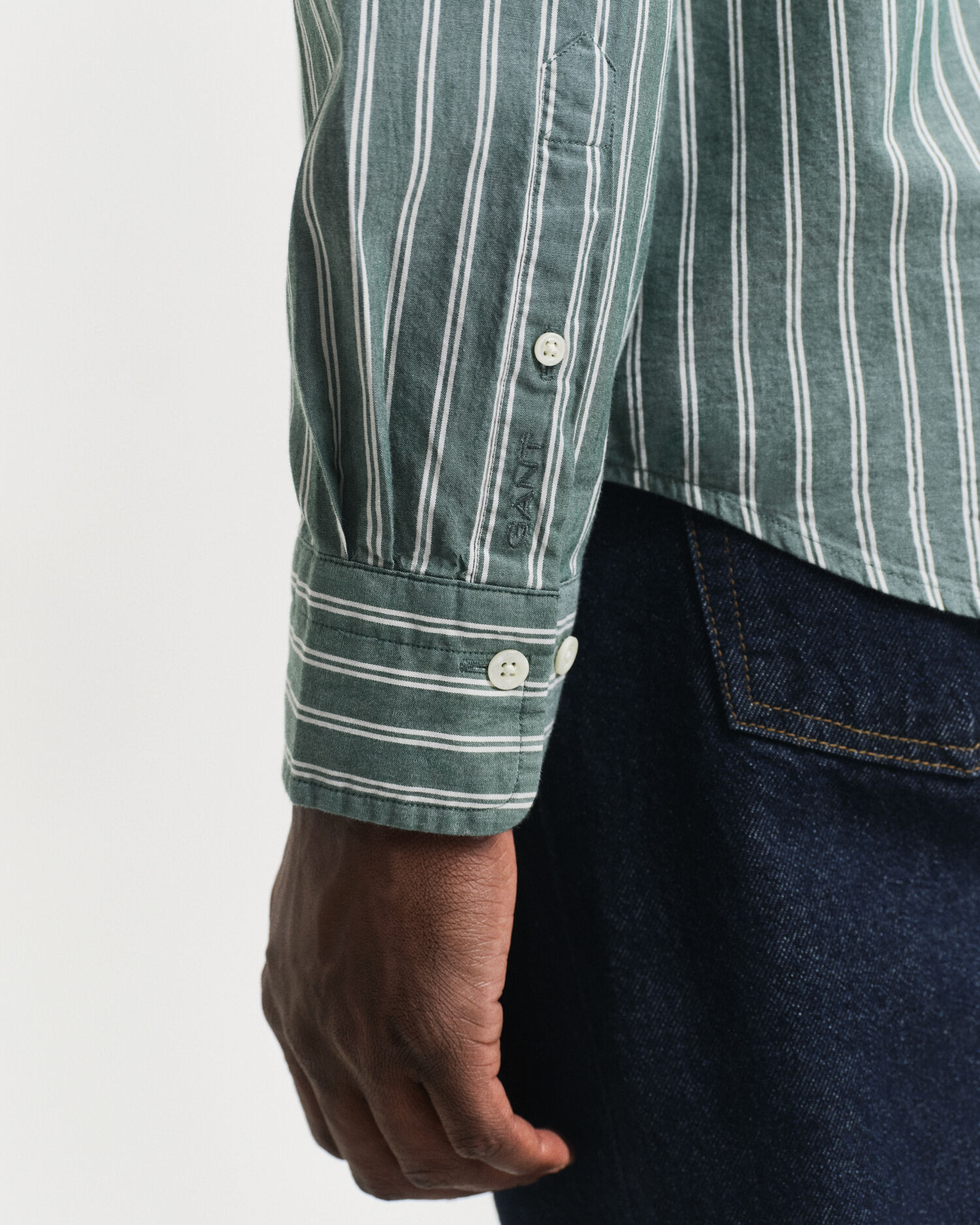 Camicia in popeline a righe Archive regular fit