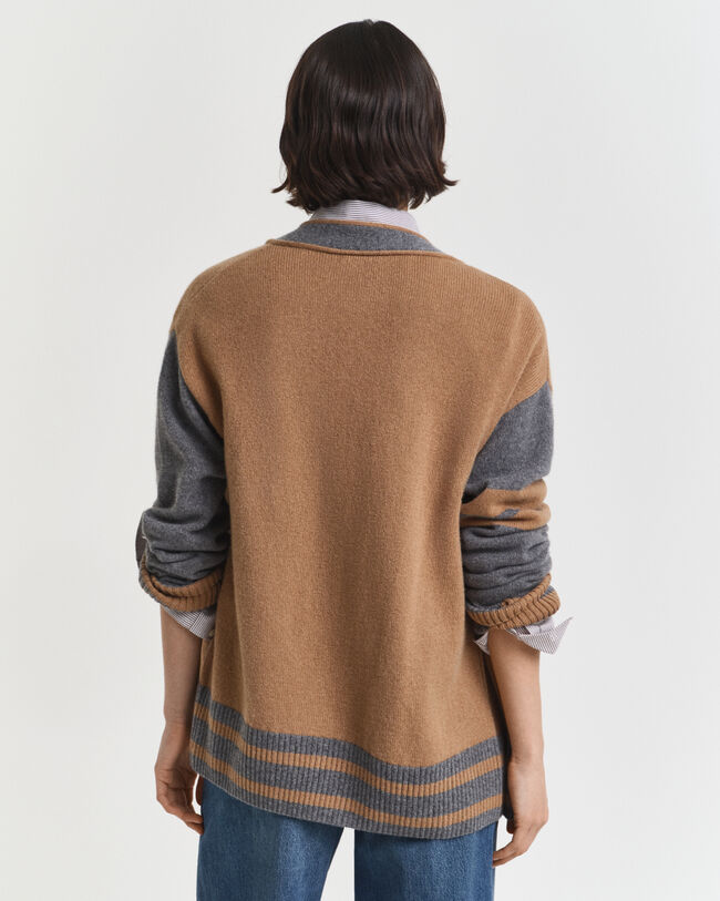 Cardigan GANT Varsity con scollo a V