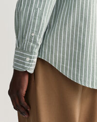Camicia in Oxford leggero a righe regular fit