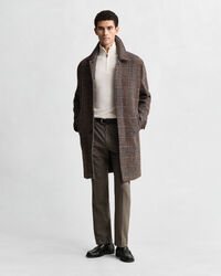 Maglia con zip corta in finissima lana merino