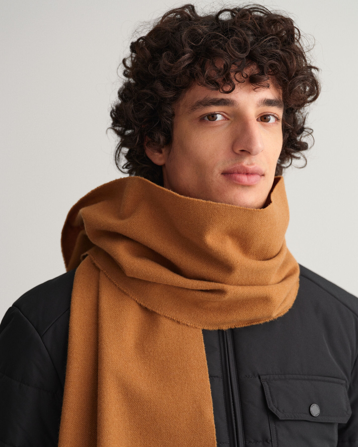 Sciarpa in lana tinta unita