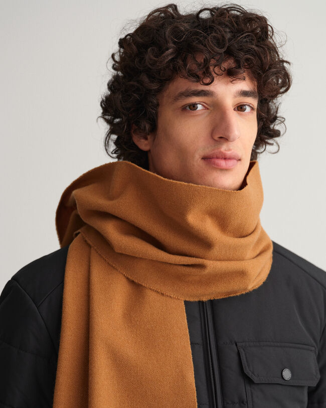 Sciarpa in lana tinta unita