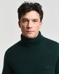 Maglia a collo alto in misto lana