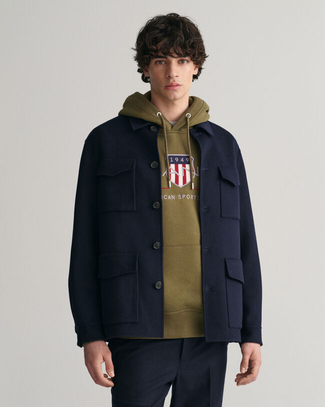 Giacca cucita a mano a 4 tasche